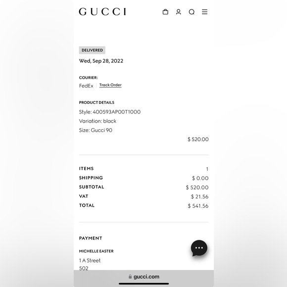 Gucci Marmont 2015 Re-Edition Wide Black Belt, Antique Brass GG. Size 90. - Picture 14 of 14